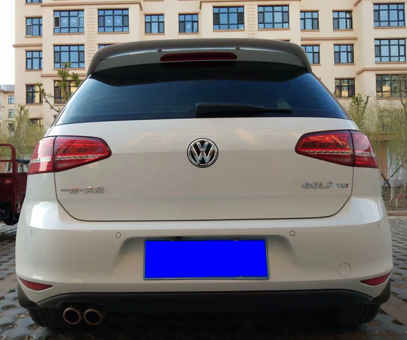 Для Volkswagen GOLF MK7 спойлер высокого качества ABS Материал заднее крыло праймер цвет задний спойлер 2013- GOLF 7 спойлер