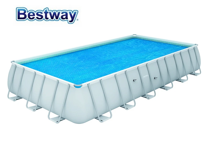 No Stock!58228 Bestway 703x336cm/277x132 Solar Pool Cover for 22x12'(671x366cm)/24x12'(732x366cm) Pool Lid against Dust,Rain, аксессуар bestway тент солнечный 58228