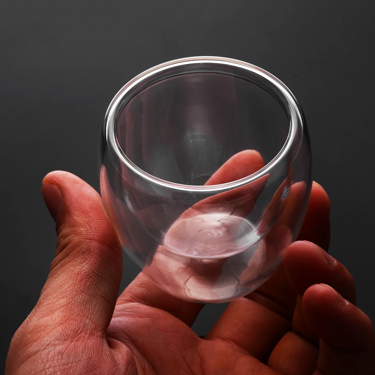 80ml Double Coffee Mugs Drinking Insulation Double Wall Glass Tea Cup Creative Gift Drinkware Milk