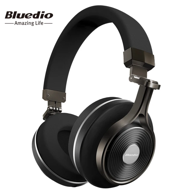 Bluedio T3 plus Bluetooth наушники беспроводные наушники с микрофоном и поддержкой карты micro SD а тажке наушники для музыкальным телефоном