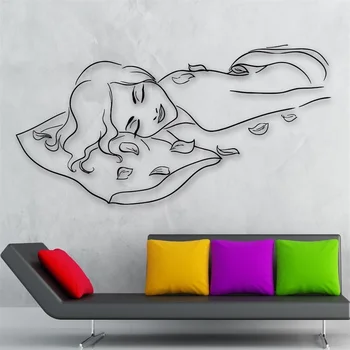 

Wall Sticker Vinyl Decal Hot Sexy Girl Nude Massage Spa Relax Health