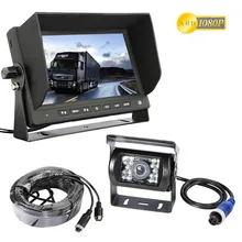 Accfly 1/3 SONY CCD 4 pin car backup reverse rear view camera for Trucks bus Caravan Excavator RV Trailer Full HD 1080p