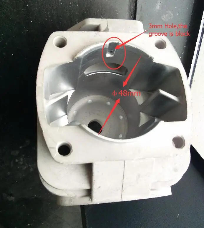 

48F gasoline engine 63cc motor 2 stroke spare part cylinder piston ring set for brush cutter,earth ground drill replacement part