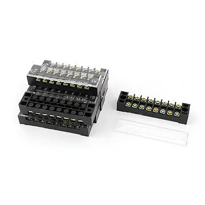 600V 15A двухрядный 8P винтовой соединитель Электрический барьер клеммный блок