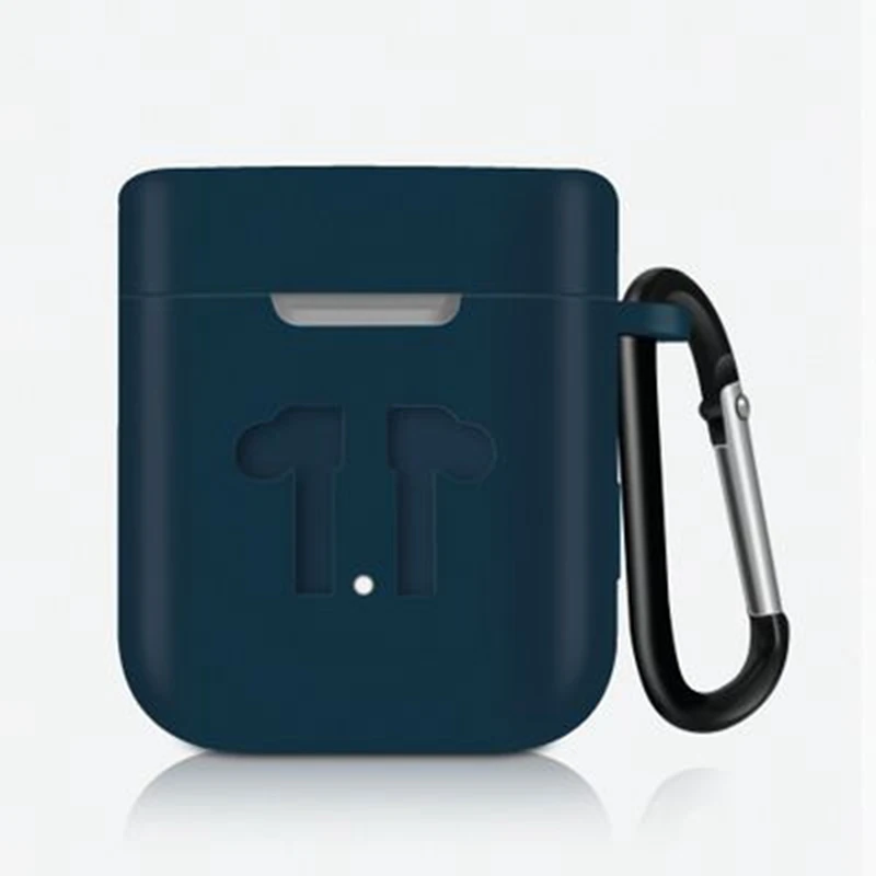 Силиконовый чехол для Xiaomi Airdots Pro защитный чехол для наушников с карабином сумка с крючком зарядная коробка для Xiaomi Air гарнитура TWS