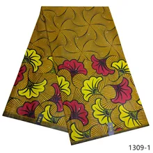 ankara african wax print fabric 100% Cotton Java wax prints african latest tissu ankara african wax print fabric 6 yards 1309-1
