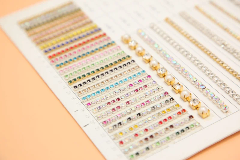 rhinestones cup chain2