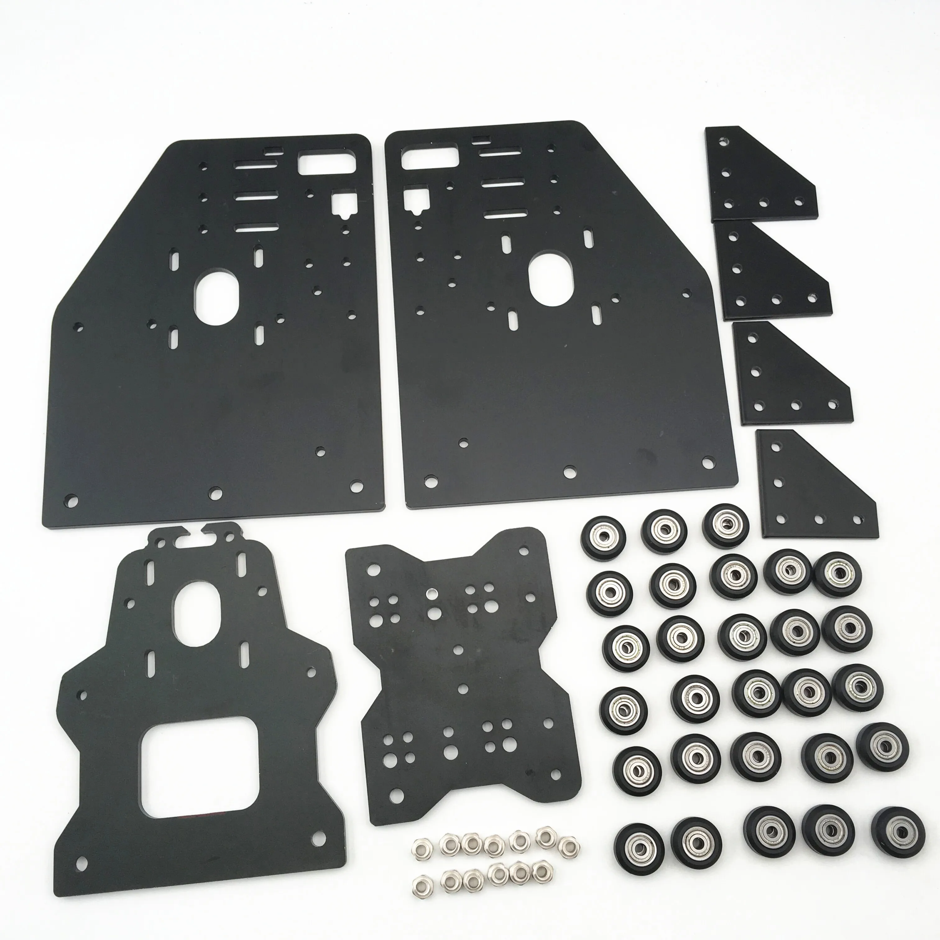 Funssor 1 компл. * Маршрутизатор OX CNC портальные пластины + 28 шт. твердых V слот колеса 13
