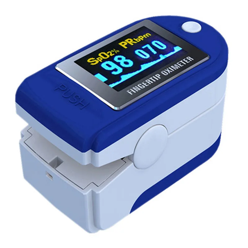CONTEC CMS50D OLED CE&FDA Blue oximetro de dedo pulse oximeter CE FDA