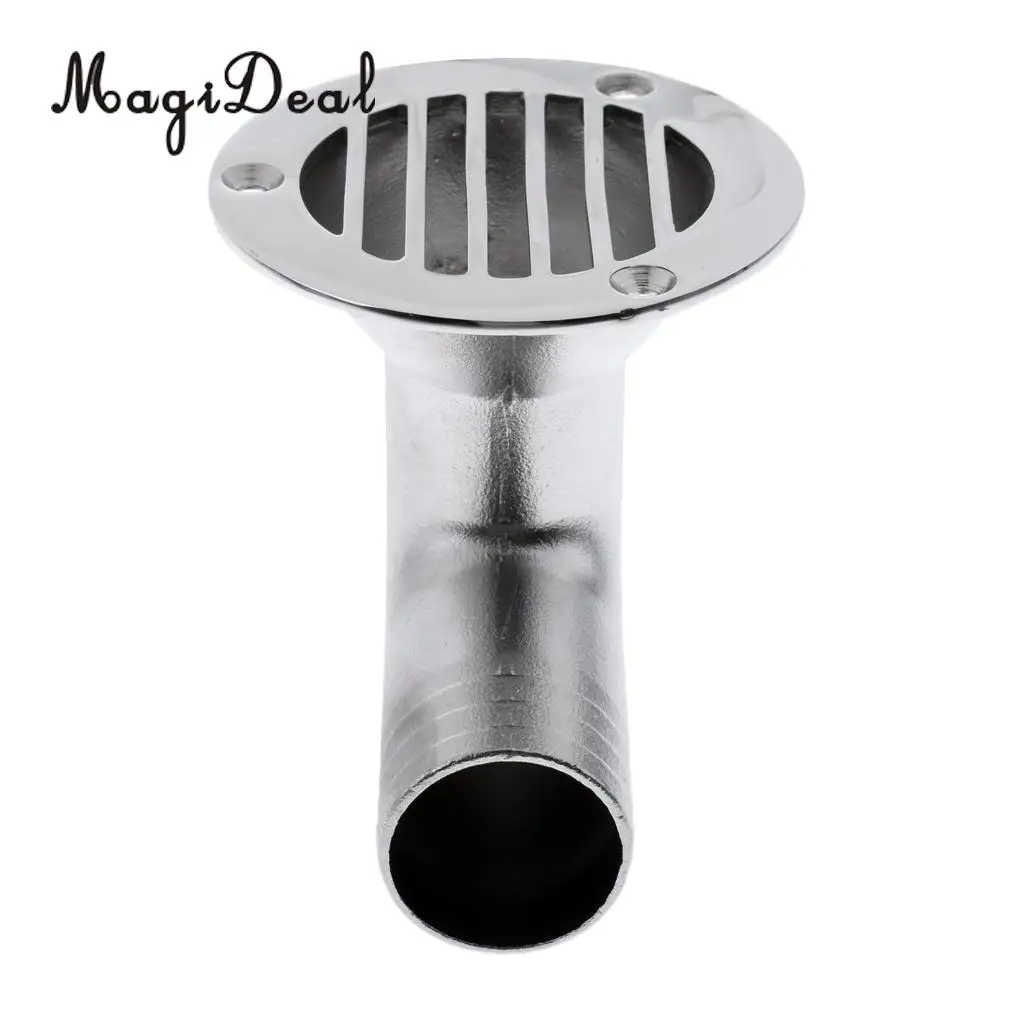 MagiDeal Marine 316 Stainless Steel Boat Deck Drain Scupper 90 Degree For Yacht Flatable Fishing Boat Replacement Accessories