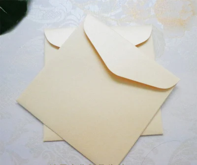 Квадратный Кожаный перламутровый бумажный пустой конверт высокого качества поздравительная открытка маленький конверт свежий подарок на день рождения конверт 10 шт./лот 11*11 см - Цвет: beige