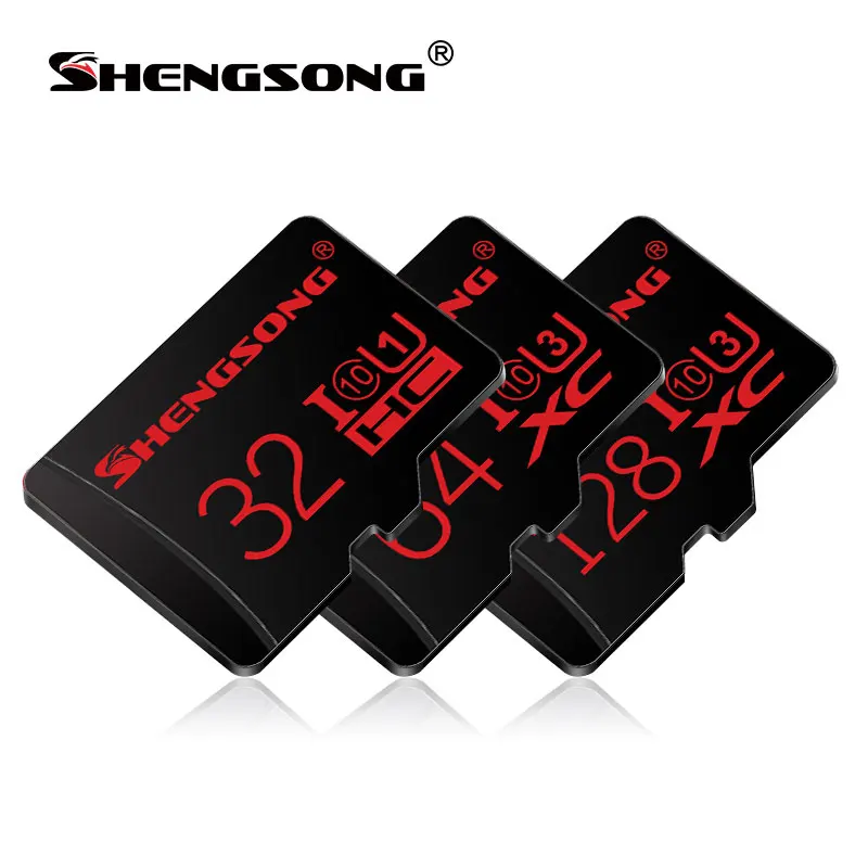 Купить Новый Shengsong карта Micro SD карты памяти 16 Гб, 32 ГБ, 64 ГБ и 128 Гб MicroSD Max 80 м с Uitra C10 TF карты C4 8G картао де memoria