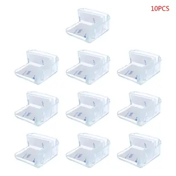 

10 Pcs/Set Safety Corner Protection Baby Cupboard Table Desk Protector Guard Soft Silicone Transparent Edge Pads