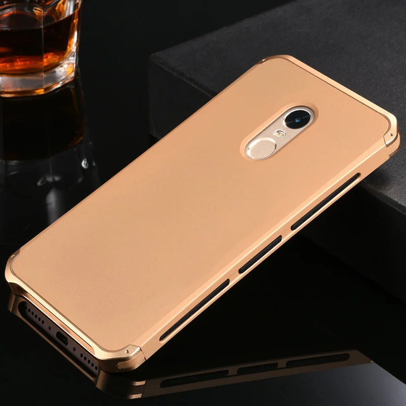 

For Xiaomi Redmi Note 4X Case Metal Frame 3 in 1 Hybrid PC Hard Cover For Redmi Note4 Global Aluminum Alloy Mobile Bumper Case