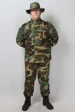 Woodland Camouflage BDU Military Tactical Hunting Airsoft Combat Gear Training Uniform sets Shirt + Pants A-TACS FG Multicam ACU