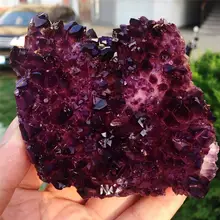 1pcs AAAA Natural Madagascar natural purple crystal flower- like crystal cluster quartz crystal raw stone gem