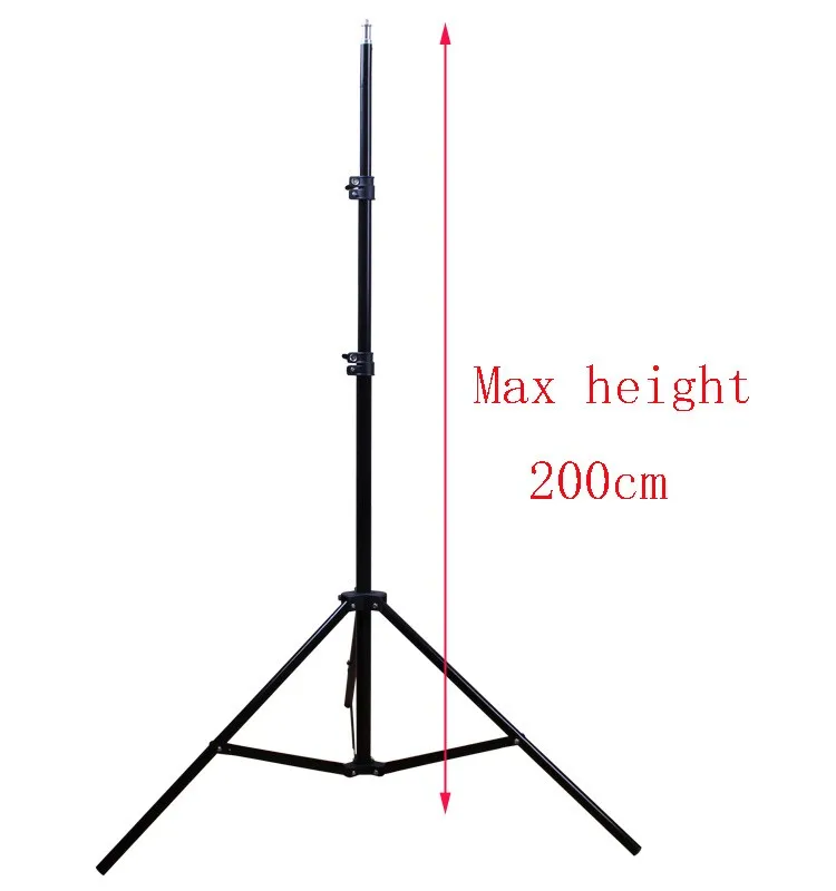 Светильник для студийной фотосъемки, регулируемый светильник 2 м, подставка для зонта с винтовой головкой 1/4, непрерывный Штатив для вспышки