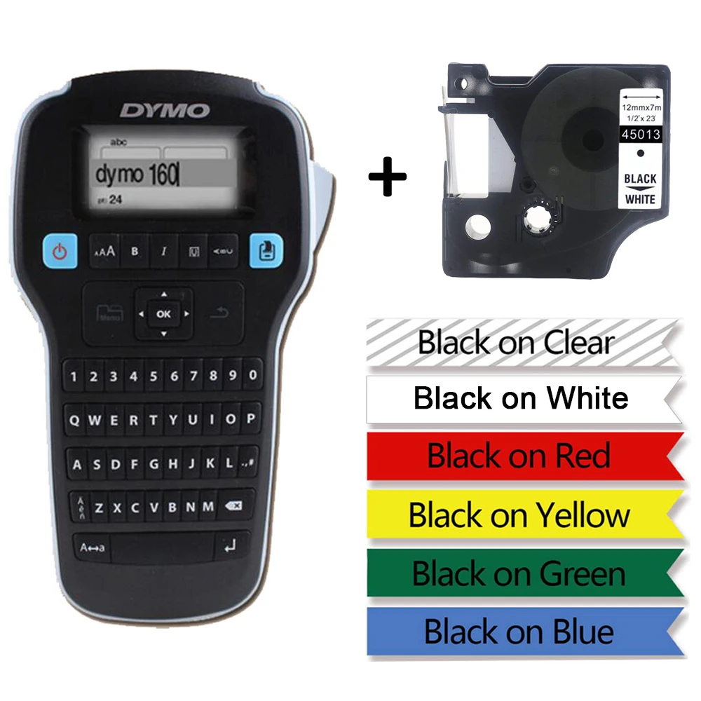 Dymo Lm160 Mesin Label Bahasa Inggris Hand Held Portabel Label Printer Lmr 160 Stiker Label Printer 45013 40913 45018 43613 45010