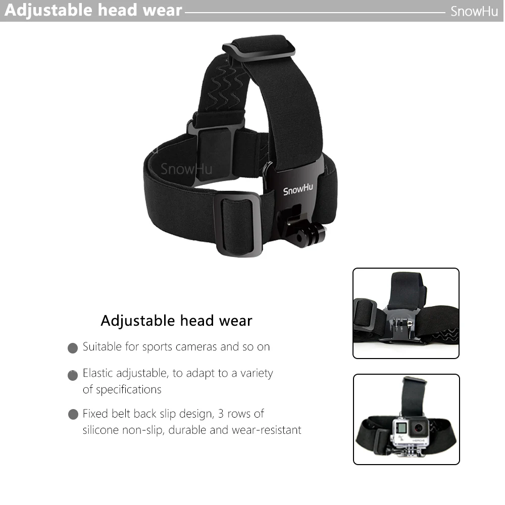 Аксессуары snowhu для GoPro набор Штатив go pro hero 8 7 6 5 4 комплект крепление SJCAM SJ4000 xiaomi yi k