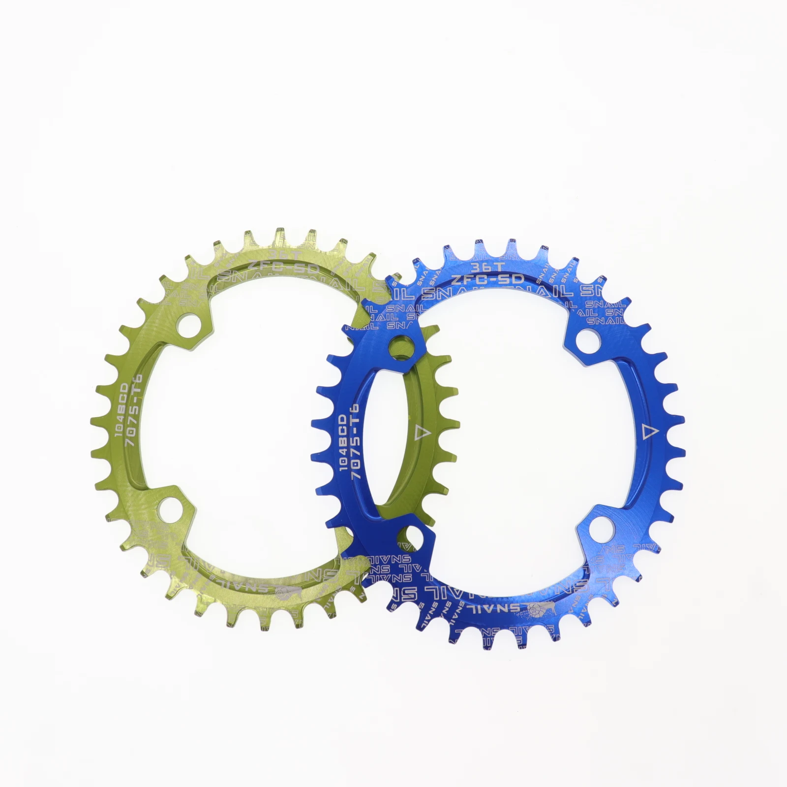 SNAIL Chainring 104 BCD Овальный 32 34 36 38T зуб узкий n широкий один сверхлегкий пластина MTB горный велосипед 104BCD дорожная цепь кольцо