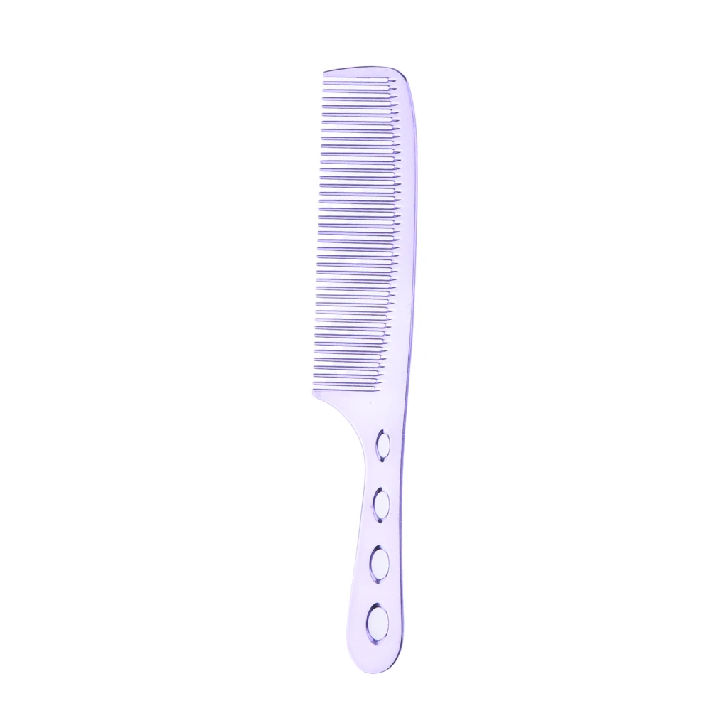 Space Aluminum Antistatic Haircutting Styling Barber Comb For Women Heat & Corrosion Resistant Professional