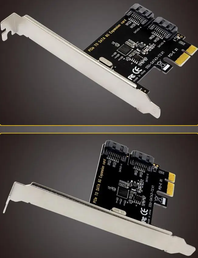 Плата расширения BEESCLOVER PCI e Express на SATA 8/10 III 2 порта|Платы расширения| |