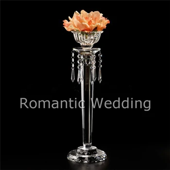 

Free shipment 6PCS/lots crystal flower stand wedding centerpieces for Wedding decorations event products party decorations