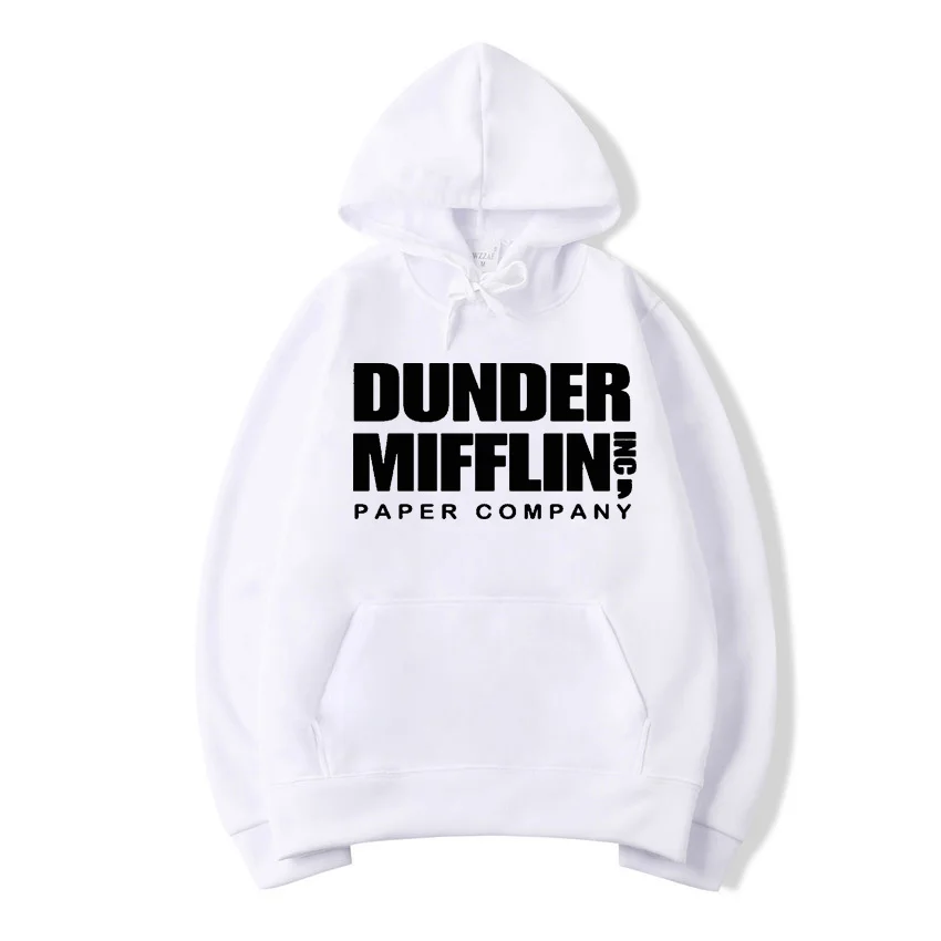 The Office Sweatshirt Men Woemn Fleece Hoodies Dunder Mifflin Paper Inc Hoodie Unisex Crewneck Moletom Feminino Hoody