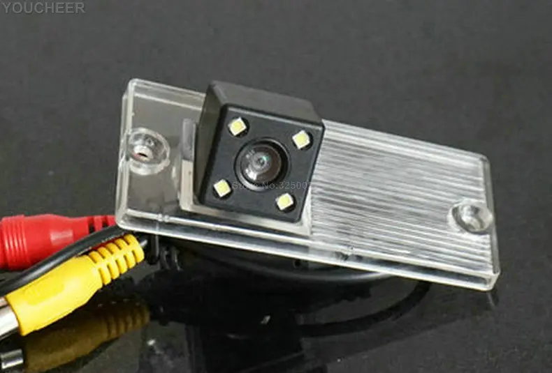 For KIA SPORTAGE Rear view camera With Parking Line Waterproof Night Vision 4LED CCD back up
