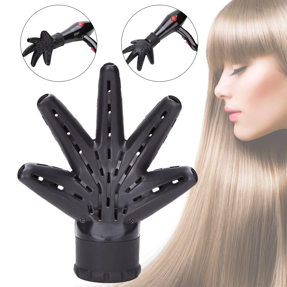 Hand Shape Diffuser Hair Dryer Hood Hairdressing Salon Curly Styling
