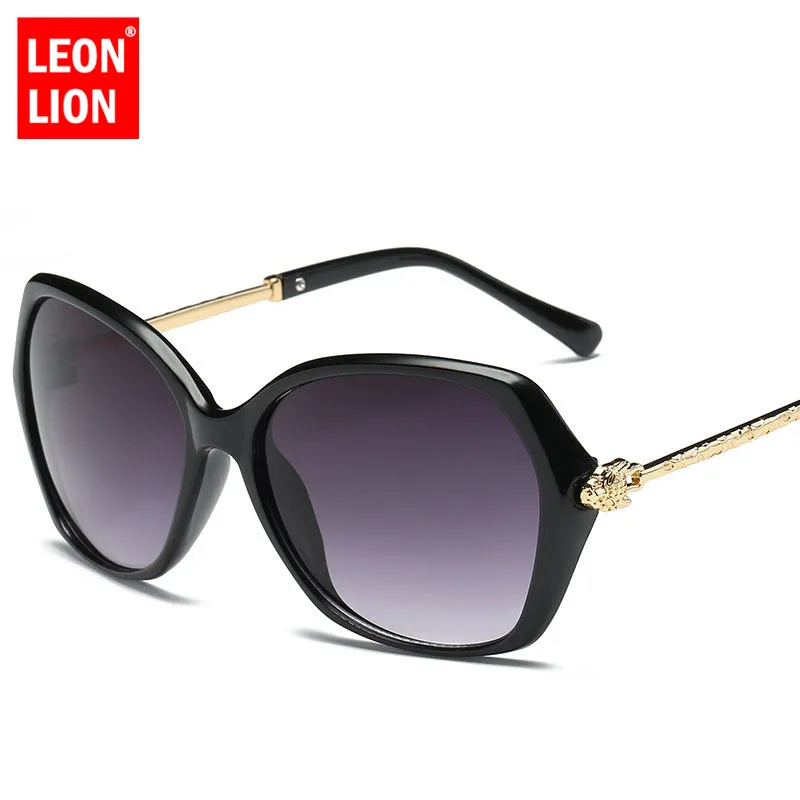 

LeonLion 2019 Big Frame Sunglasses Women Brand Design Luxury Classic Sun Glasses Party Travel Lunette De Soleil Femme