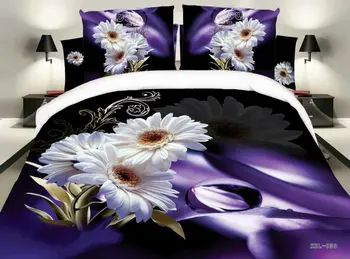 

Unihome Home Textiles,3D bedding sets, 4Pcs of duvet cover bed sheet pillowcase,bedclothes,Free shipping