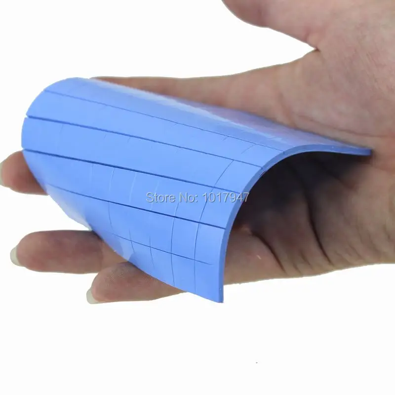 

100 Pieces LOT Blue 10x10mm DIP IC PS PC VGA Chipset 10x10x2mm Silicone Conductive Thermal Pad