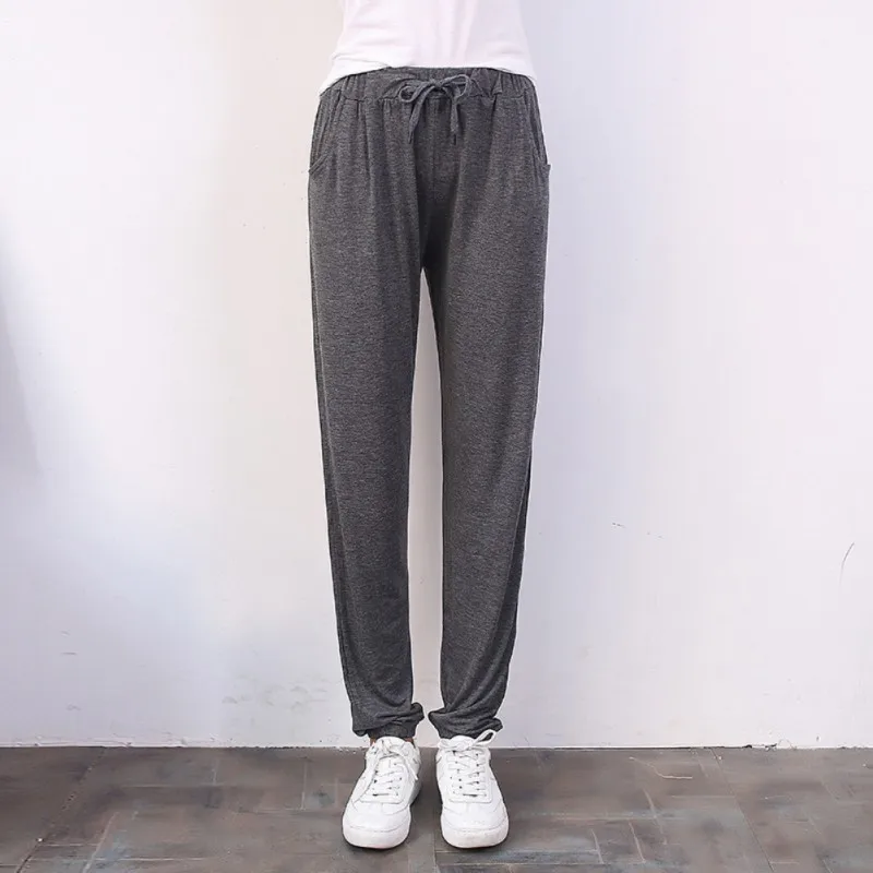 2018 Spring and summer Women Casual Sweatpants black Pant Ladies Loose Trousers Joggers Sweat Pants Pants