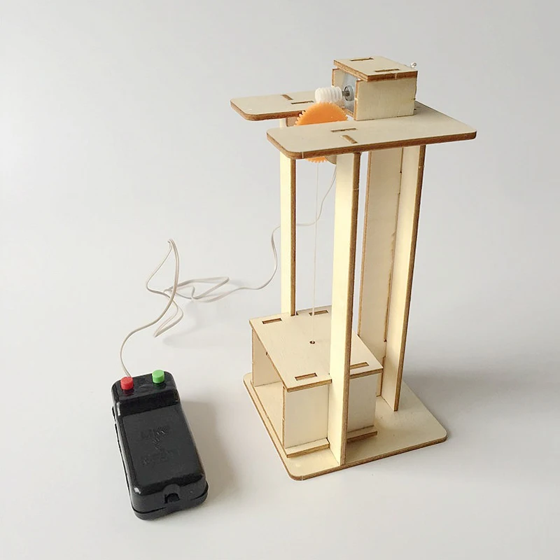 Сборные Diy электрические подъемные детские развивающие игрушки материал эксперимента пазлы модели наборы игрушек для детей обучающий подарок