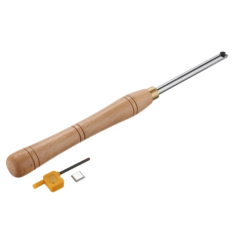 DANIU твердосплавный инструмент для обработки деталей вращения вставной резец с деревянной ручкой токарные инструменты Круглый хвостовик, деревообрабатывающий инструмент высокого качества
