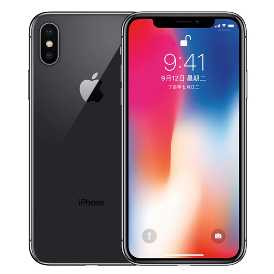 Оригинальный Apple iPhone X распознавание лица 64 ГБ/256 Гб ПЗУ 5 8 дюйма 3 ОЗУ 12 Мп