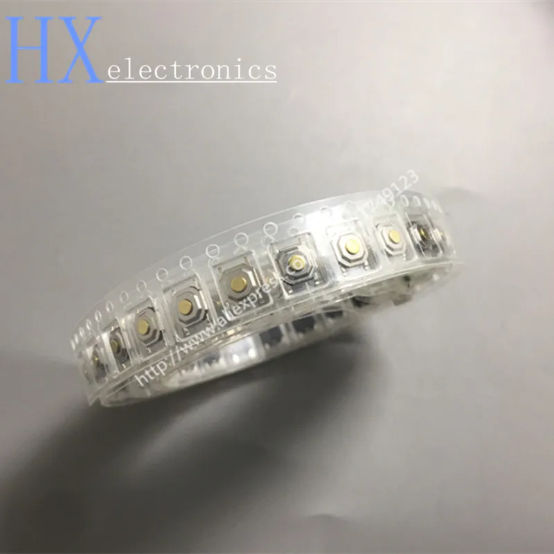 Бесплатная доставка 100 шт. SMD 4*4*1 5 мм 4x4x1.5мм тактильные тактовые Кнопочные Микро