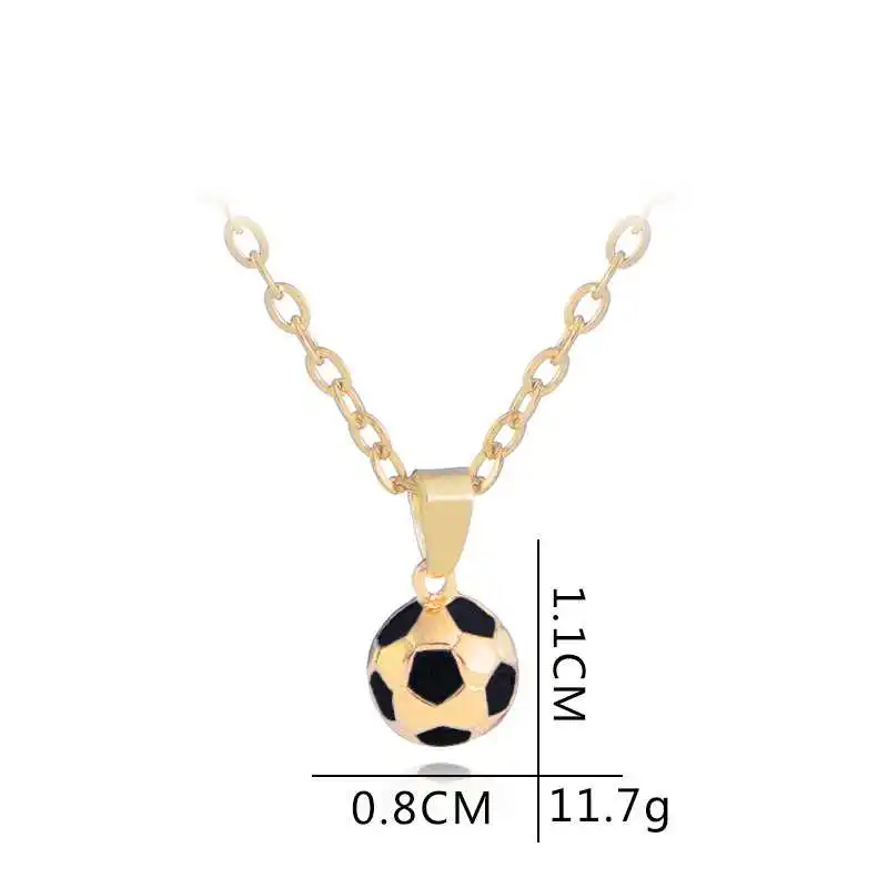 Jewelry-Motion-Necklaces-Wild-Simple-Gift-Accessories-Personality-Hot-Men-Football-Necklace-Alloy-Cheap-New-Creativity