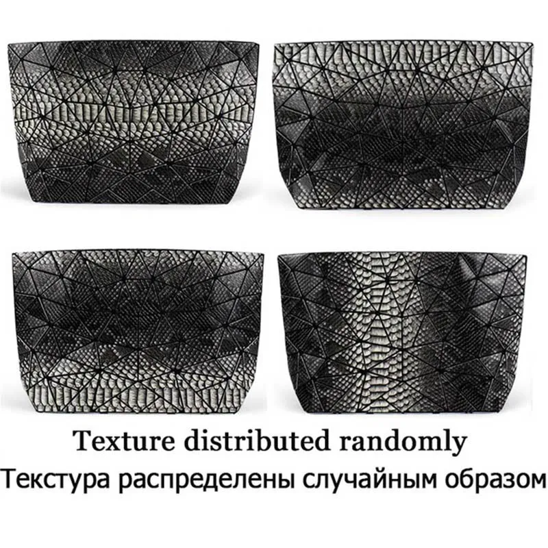 Цветочная поэзия, модная сумка-мессенджер со змеиным принтом, дизайнерская сумка, женская сумка на цепочке, Геометрическая Сумка на плечо для девочки-подростка - Цвет: Black