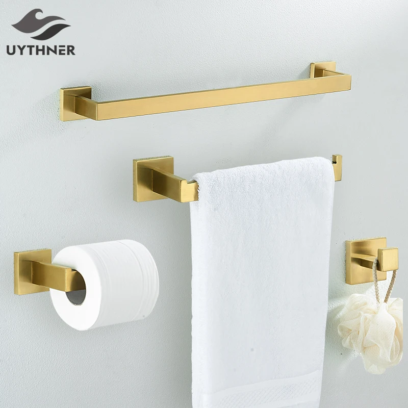 

Bathroom Hardware Set Black Robe Hook Towel Rail Bar Rack Bar Shelf Tissue Paper Holder Toothbrush Holder Bathroom Accessories