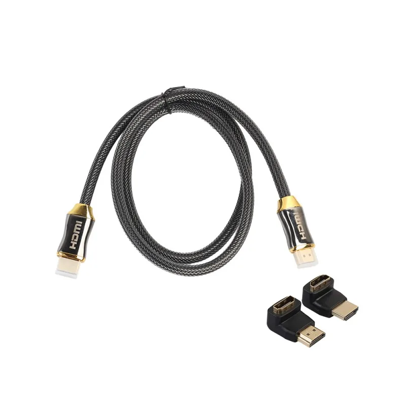 1/1. 5/2/3/5/10 метров Плетеный кабель Ultra HD HDMI V2.0 из цинкового сплава высокая скорость +