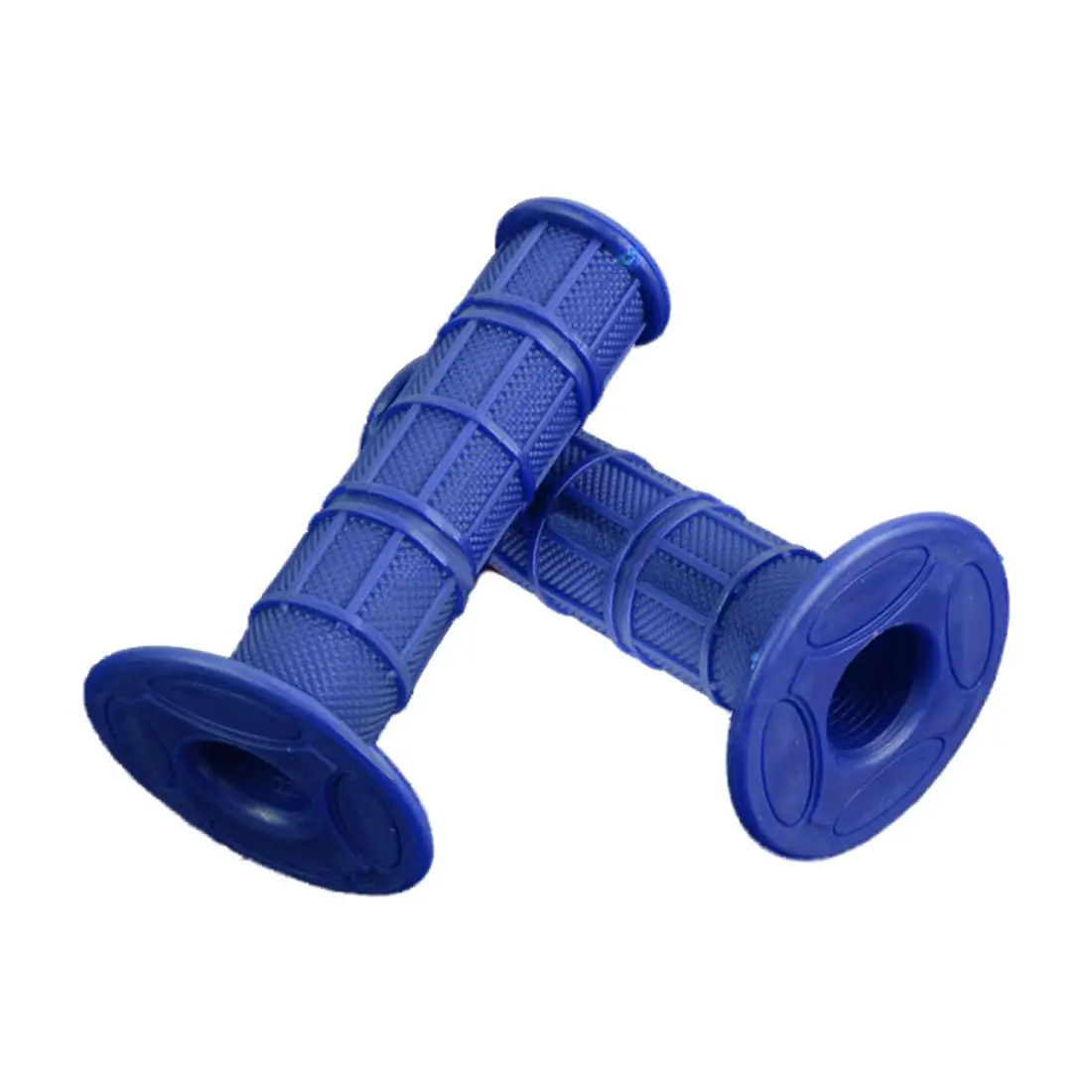 Motorcycle grips Handlebar grips Motorcycle scooter Quad 22mm rubber Motocross Deep bluein