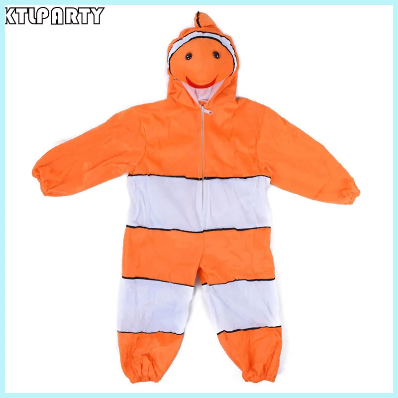 

Clown Fish clothes Cartoon Character Nemo Cosplay Costume clothing Fancy Toddler Jumpsuit Carnival pajamas children