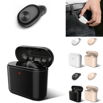 

SOONHUA 13mm Mini Wireless Bluetooth V4.2 Sport Earphones Earbuds HIFI Stereo Headset Support HSP HFP AVRCP Earphone For iphones