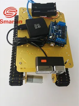 

Official smarian Wireless WiFi Video Monitor Control Kit Metal Shock Absorption Robot Tank Car Chassis TS100 DIY Crawler Track