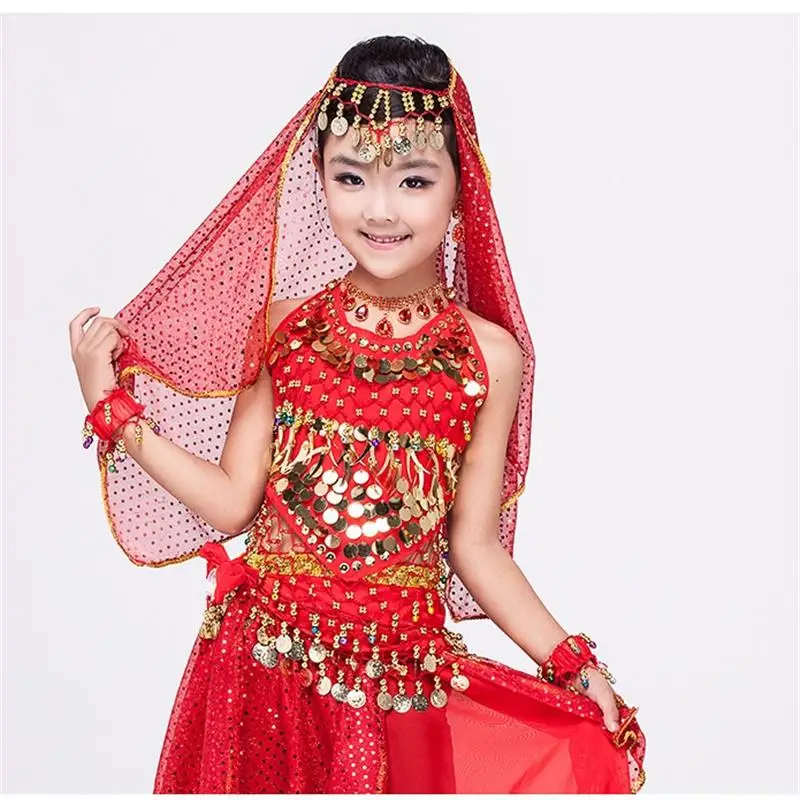 Oriental dance costumes dress for kids girls children cheap dresses india belly dance clothes for sale belly dance 4 colors