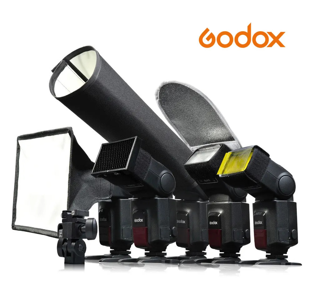 Godox SA-K6 6 в 1 фотографии Speedlite интимные Аксессуары Комплект фильтр для софтбоксов отражатели луч света соты