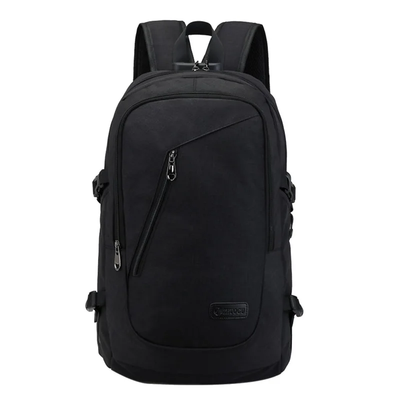 Fashion man laptop backpack usb charging computer backpacks casual ...