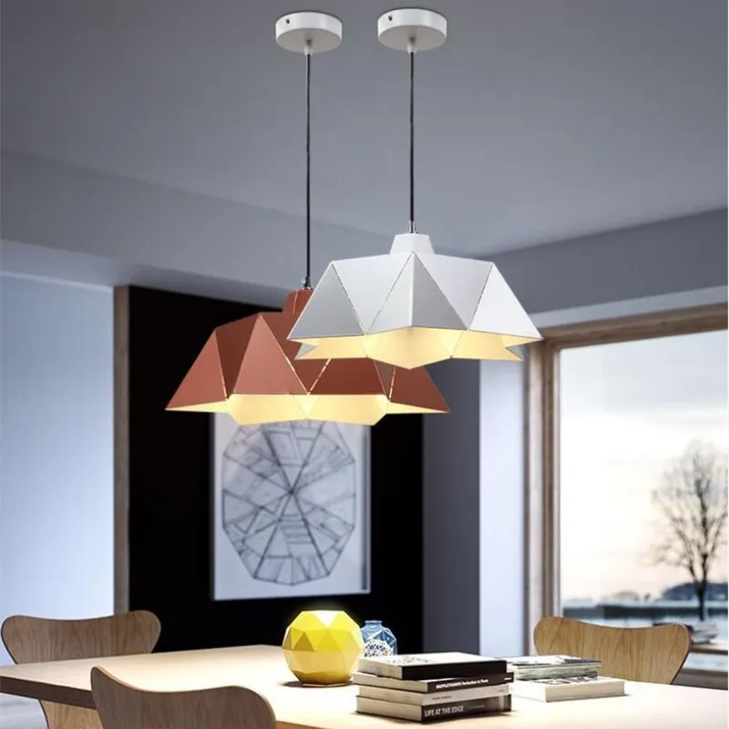 

Northern Europe Modern Creative Concise Art Fashion Geometry Pendant Lamp Cafe Restaurant Parlor Decoration Lamp Free Shipping